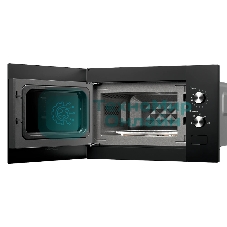 Встраиваемая микроволновая печь MONSHER MMH 1015 Noir, High-Tech, 15 л, мощность 600 Вт, 5 уровней мощности, размораживание, поворотное управление, черный