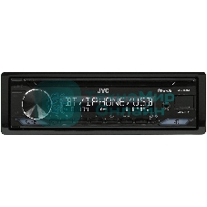 Автомагнитола JVC KD-X482BT, 1 DIN, Bluetooth, USB Type-A, AUX, съёмная панель