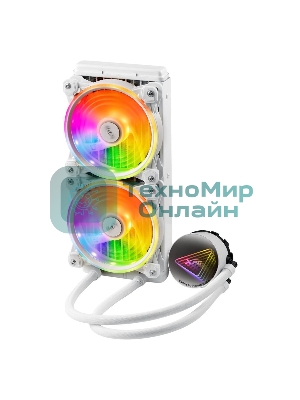 Система жидкостного охлаждения XPG Levante X 240, белый 120мм алюминий+медь 2000rpm 18.17db 4-pin 250W