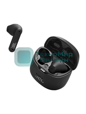 Наушники TWS JBL Tune Flex синий, вкладыши/внутриканальные, Bluetooth, активное шумоподавление, трансформируемый дизайн, до 8 ч
