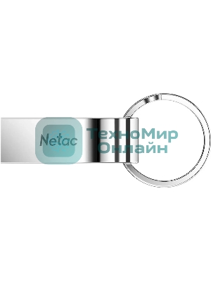 Флешка USB Netac U275 (NT03U275N-008G-20SL), 8Gb, USB 2.0, R/W 50/15, серебристый