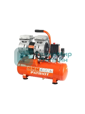 Компрессор Patriot WO 10-120 525306370 Безмасляный, 0,65 кВт, 2850 об/мин, 120 л/мин, 10 л, 8 бар