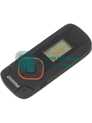 Плеер Flash Digma R3 8Gb черный/0.8