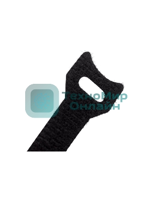 Хомут-липучка LANMASTER LAN-VCM180-BK, 180мм, 20шт, черный