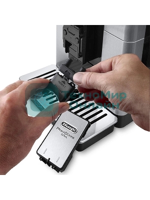 Кофемашина DeLonghi ECAM 610.75.MB металлик/черный, исп. кофе - зерновой/молотый, 2.2 л, 1450 Вт, 19 Бар