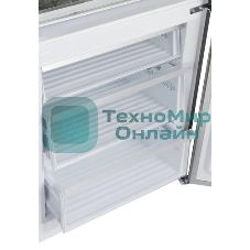 Холодильник Korting KNFC 72337 XN черный двухкамерный 324/108л морозилка снизу, No Frost