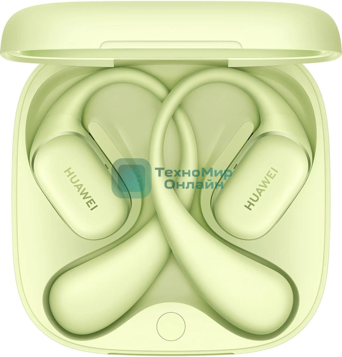Наушники TWS Huawei FreeArc (Moose-T00) зеленый, открытые (накладные с дужкой), Bluetooth, до 7 ч