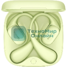 Наушники TWS Huawei FreeArc (Moose-T00) зеленый, открытые (накладные с дужкой), Bluetooth, до 7 ч