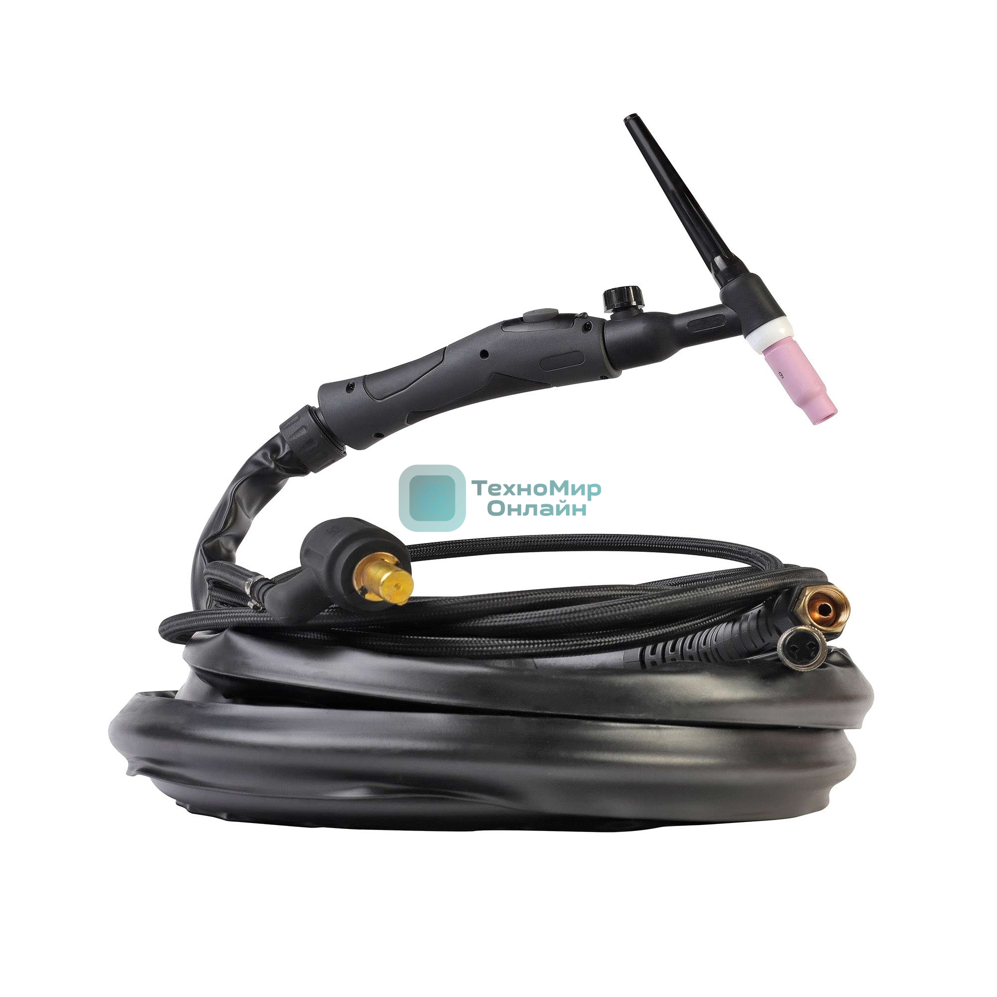 Горелка PATRIOT для аргонодуговой TIG сварки, универсальная для аппаратов TIG и MMA, 4м, 170А, DX25