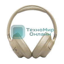 Беспроводные/проводные наушники JBL Tune 780NC бежевый, полноразмерные, Bluetooth + проводной, адаптивное шумоподавление
