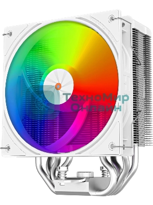Кулер для процессора Thermalright Assassin X 120 R Digital ARGB White (4-pin PWM, 151mm, Al/Cu, 4x6mm, ARGB, 1x120mm, 70.84CFM, 29.8dBA, 2000RPM, S: 1851/1700/1200/115X, AM5/AM4, white)
