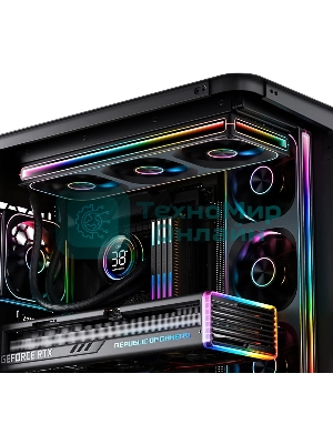 Кулер для корпуса JONSBO ZA-120BR Reverse (120x120x28мм, 4-pin PWM, ARGb, 62.4CFM, 37.3dBA, 2400RPM, черный)