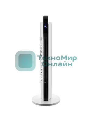 Колонный вентилятор BRAYER 4955BR , эл..упр.,пультДУ,вращение,мощ-ть 60Вт, LED дисплей, 3 скор.Таймер