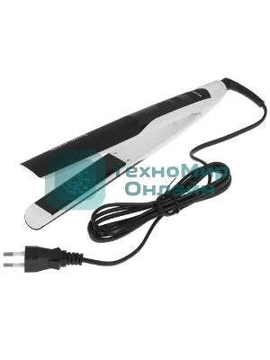 Выпрямитель для волос БЕРДСК 2202 белый/черный, 20 мм, 200 °C, 4 режима