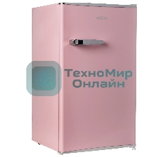 Холодильник Ascoli ADFRD90 розовый однокамерный 85/15л морозилка сверху