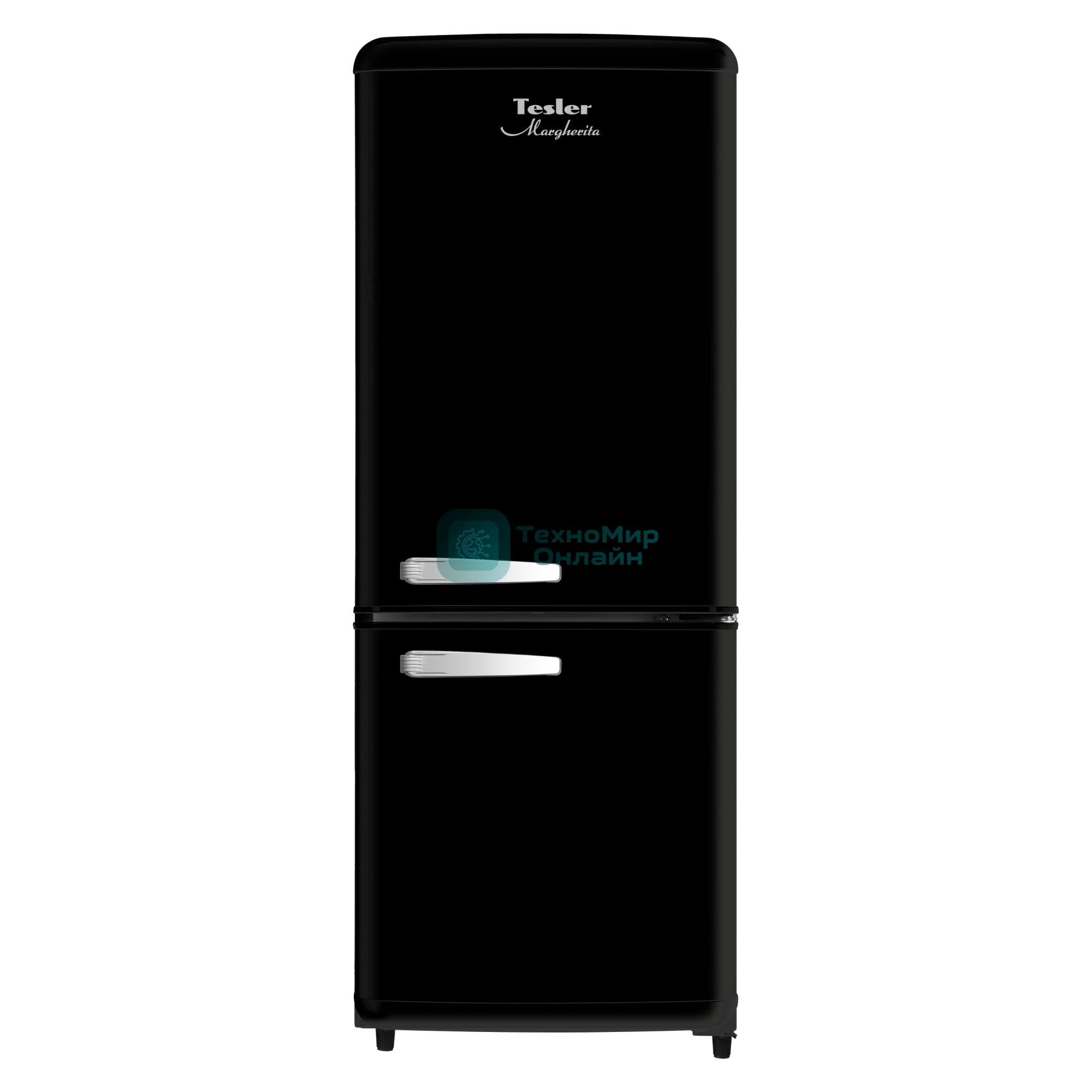 Холодильник Tesler RB-107 черный двухкамерный 73/30л морозилка снизу