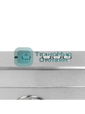 Вытяжка каминная Elikor Квадра 60Н-430-К3Д нержавеющая сталь, 60 см, 430 куб. м/ч, 54 дБ