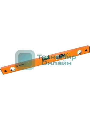 Уровень алюминиевый ВИХРЬ 600мм фрезерованный 3 глазка