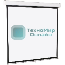 Настенный экран Lumien Master Picture LMP-100120 177х180 см (рабочая область 98х172 см) Matte White FiberGlass (белый корпус) черн. кайма по периметру, возможность потолочн./настенного крепления, черн. кайма сверху 75 см 16:9