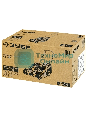 Газонокосилка Зубр 410 мм 3.5 л.с бензиновая