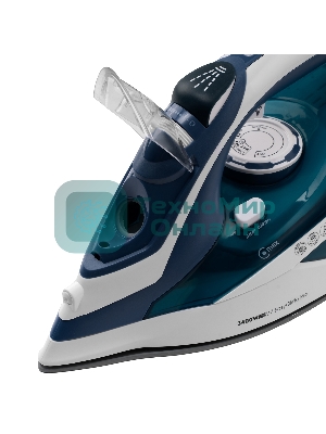 Утюг Galaxy Line GL 6138 бирюзовый, 3400 Вт, 80 г/мин, 240 г/мин, 450 мл