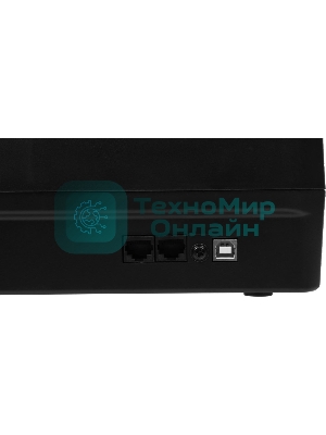 Источник бесперебойного питания SMARTWATT UPS SAFE PRO LCD 1000 черный 1000/600 ВА/Вт, напольный/настенный, линейно-интерактивный, LCD дисплей, Shuko CEE7/4 - 8 шт. (4 шт. с резервным питанием, 4 шт. - сетевой фильтр)