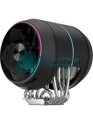 Кулер для процессора ZALMAN ZET5 черный, 5 HEAT PIPES, 4-PIN PWM, 600-2000 RPM, 30.4 DBA MAX, HYDRO BEARING, FULL SOCKET SUPPORT