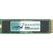 Накопитель SSD Crucial 2Tb E100 M.2 (PCIe 4x4, up to 5000/4000MBs, 3D NAND, NVMe, 100TbW, 22х80мм)