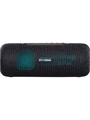 Колонка портативная Hyundai H-PS1021 черный/черный 25 Вт 1.0 BT 10м 1500mAh