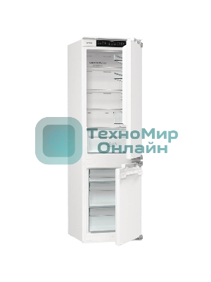 Встраиваемый холодильник Gorenje NRKI517142, полезный объем 243 л, электронное управление, цифровой дисплей, автоматическое размораживание No Frost, быстрое замораживание, интенсивное охлаждение, зона свежести с контролем влажности, слайдерное крепление, энергоэффективность А+