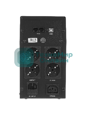 Источник бесперебойного питания Crown CMU-SP1500EURO USB/1500 ВА/900 Вт/1 х IEC 320 C13 (компьютерная), 4 х CEE 7 (евророзетка)