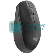 Мышь беспроводная Logitech M190 черный, 1000 dpi, радиоканал, USB, кнопки - 3