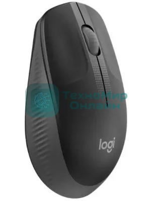 Мышь беспроводная Logitech M190 черный, 1000 dpi, радиоканал, USB, кнопки - 3