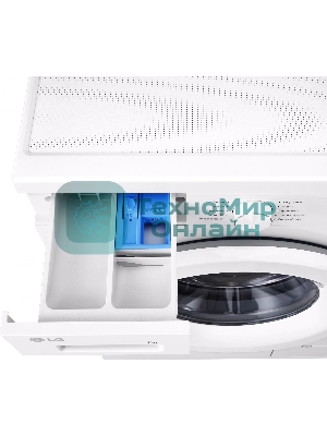 Стиральная машина LG F2Y1HS3W белый, загрузка фронтальная 7 кг, 1200 об/мин., класс: А
