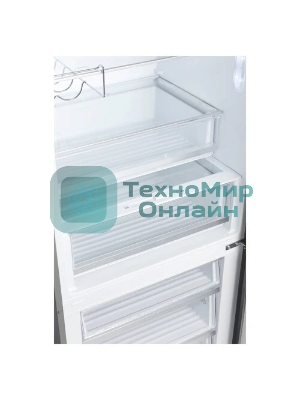 Холодильник Korting KNFC 72337 XN черный двухкамерный 324/108л морозилка снизу, No Frost