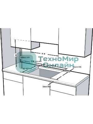 Газовая варочная поверхность Hotpoint HGMT 642 BL, независимая, черный