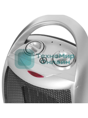 Тепловентилятор MTX FHC-1500, серый, 750/1500 Вт, 15 м2, термостат