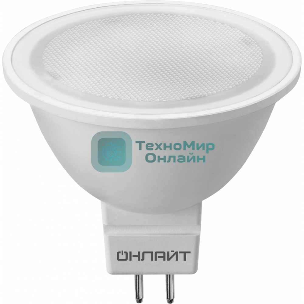 Лампа светодиодная ОНЛАЙТ 71640 OLL-MR16-7-230-3K-GU5.3