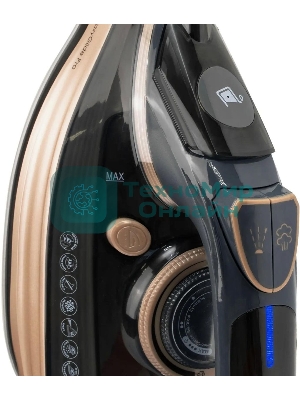 Утюг Galaxy Line GL 6143 синий, 3400 Вт, 80 г/мин, 240 г/мин, 300 мл