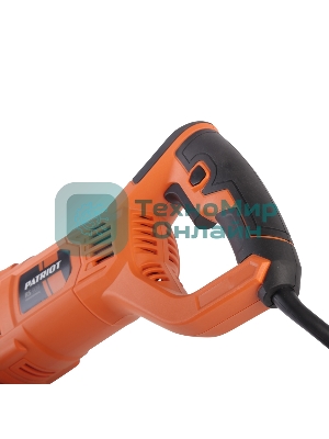 Пила сабельная сетевая PATRIOT RS 909. 1200Вт., Маятниковый ход! 1000-2800об/мин., (дерево/алюминий/металл): 210/20/10мм