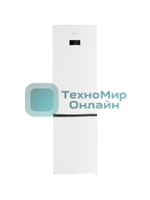 Холодильник Beko B3R0CNK402HW белый двухкамерный 257/100л морозилка снизу, No Frost