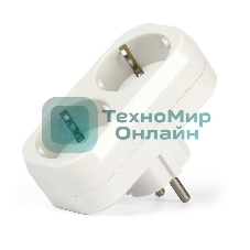Разветвитель Smartbuy (SBE-16-A02-2z) 2 гнезда белый