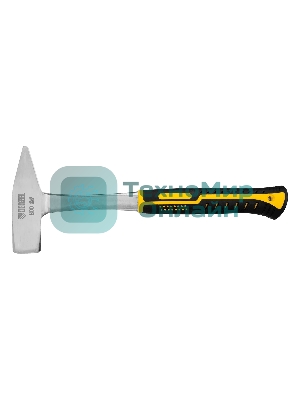 Молоток слесарный Denzel 800 г, цельнометаллический, двухкомпонентная рукоятка