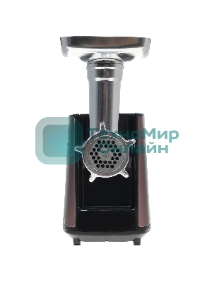 Мясорубка электрическая BBK MG1801 медь/черный, 1800 Вт, 2.0 кг/мин, реверс, защита от перегрузки, металлический лоток, насадки - 4