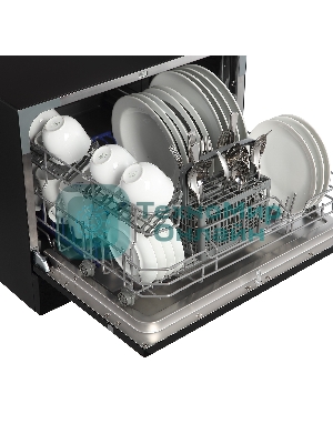 Посудомоечная машина Бирюса DWC-506/7 B, черный, 55см, 6 компл., 49 дБ, класс A+