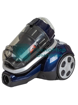 Пылесос JVC JH-VC410 синий/черный, 400/2200 Вт, уборка сухая, пылесборник контейнер 3 л
