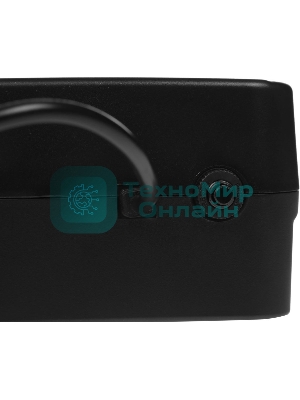 Источник бесперебойного питания SMARTWATT UPS SAFE PRO LCD 1000 черный 1000/600 ВА/Вт, напольный/настенный, линейно-интерактивный, LCD дисплей, Shuko CEE7/4 - 8 шт. (4 шт. с резервным питанием, 4 шт. - сетевой фильтр)