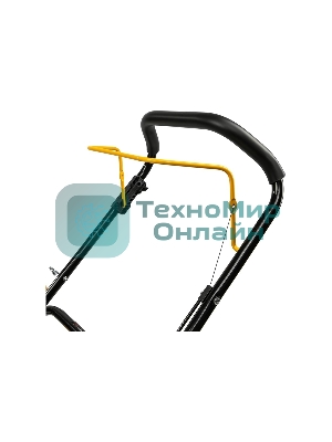 Газонокосилка бензиновая Kranz KR-430NSP несамоходная, 150 см3, 43 см