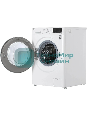 Стиральная машина LG F2J6TN0W 8кг, отжим: 1200об/мин, класс стирки: A, класс отжима: B, дисплей, защита от детей, белый