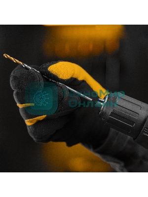 Сверло спиральное по металлу Denzel 3,5 х 112 мм, Р6М5, Golden Tip, удлиненное, 2 шт.